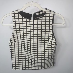 Alice + Olivia Boxy Crop Tank Top - Size 0